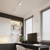 Applique murale LED cylindrique blanche minimaliste GU10 — vue 9