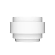 Applique murale LED cylindrique en métal noir et blanc — vue 3