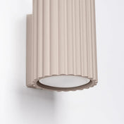 Applique murale LED cylindrique taupe blanc chaud 3000K — vue 5