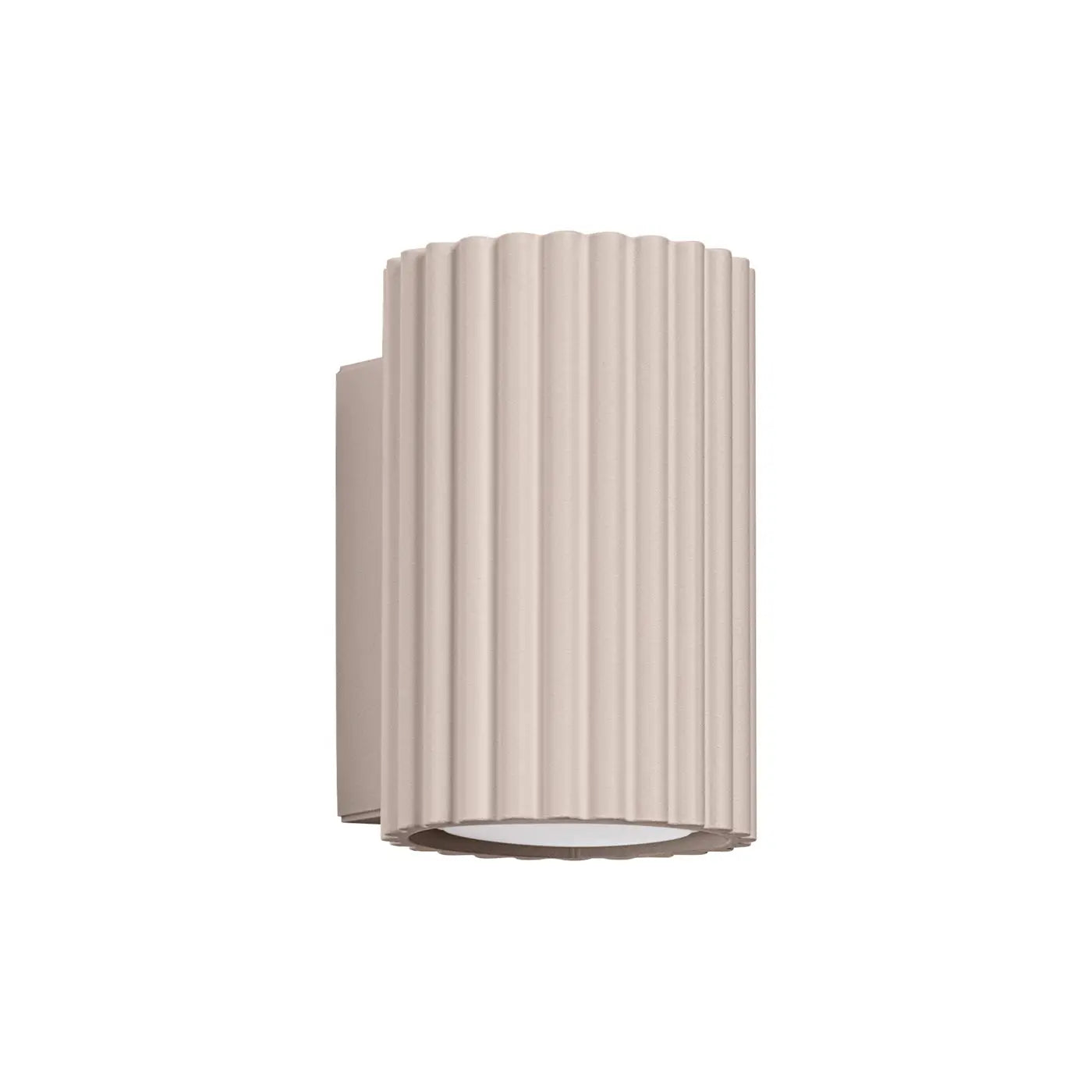 Applique murale LED cylindrique taupe blanc chaud 3000K — vue 7