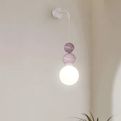Applique murale LED design en verre et aluminium réglable — vue 1