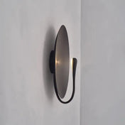 Applique murale LED disque en métal noir 30 ou — vue 3