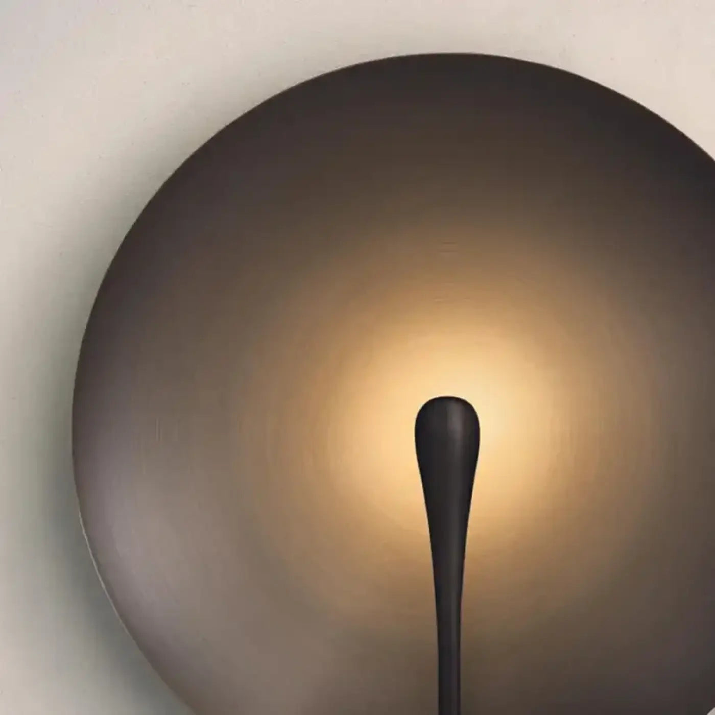 Applique murale LED disque en métal noir 30 ou — vue 4