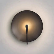 Applique murale LED disque en métal noir 30 ou — vue 6