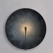 Applique murale LED disque en métal noir 30 ou — vue 9