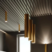 Applique murale LED dorée 2 lumières en acier poli — vue 5