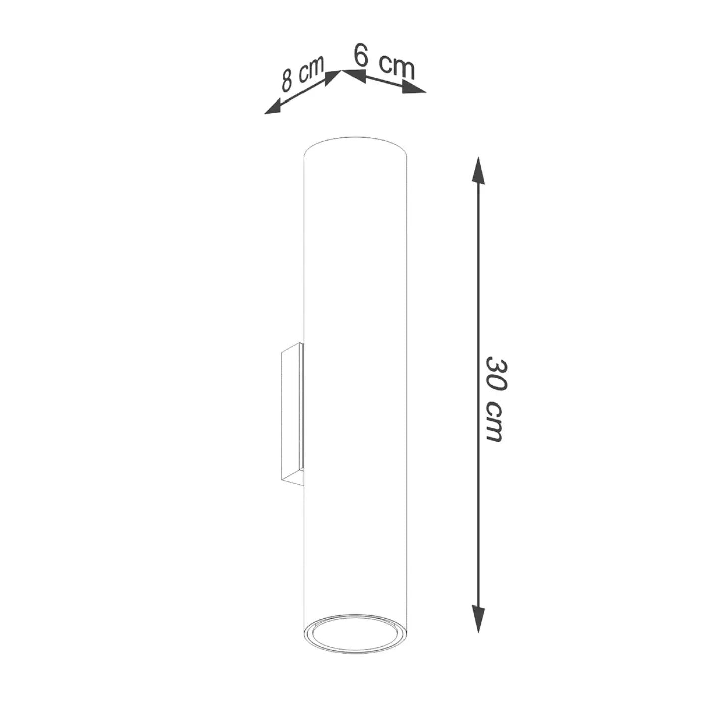 Applique murale LED dorée 2 lumières en acier poli — vue 8