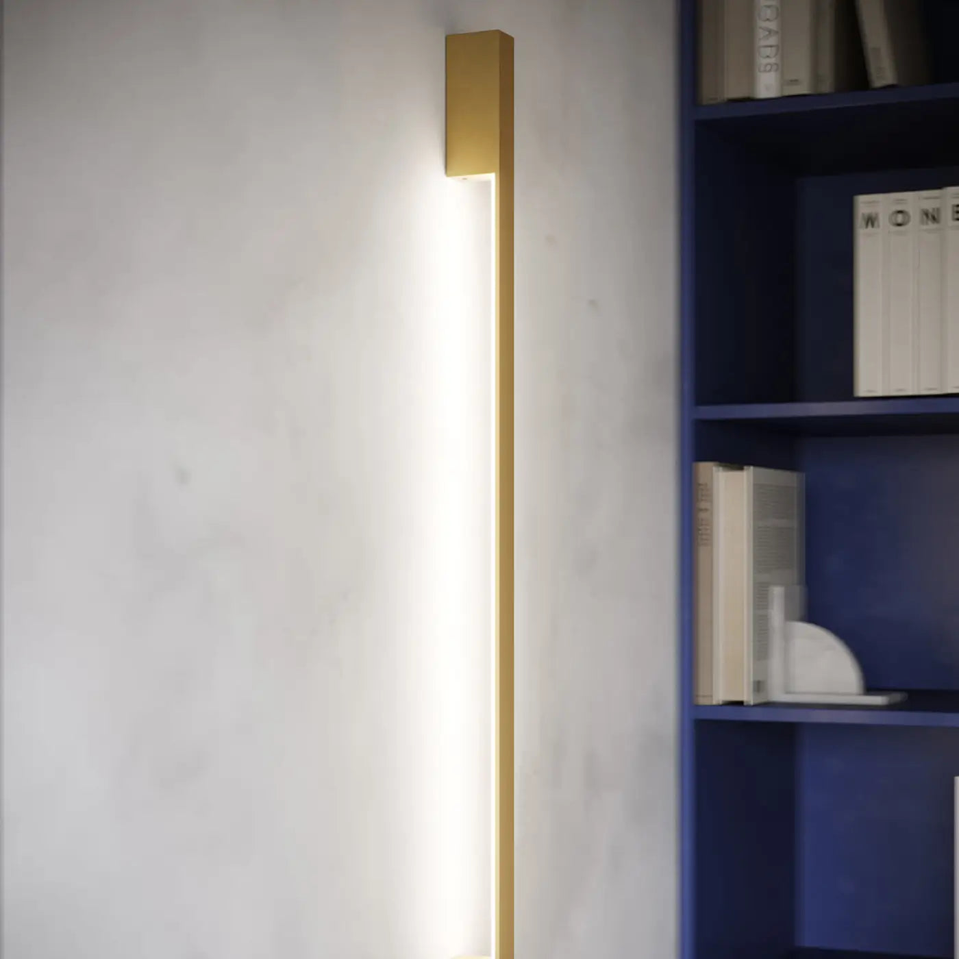 Applique murale LED dorée 3000K en aluminium — vue 3