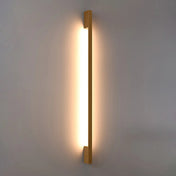 Applique murale LED dorée aluminium verticale — vue 6