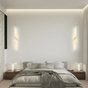Applique murale LED dorée courbée en aluminium réglable — vue 5