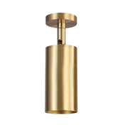 Applique murale LED dorée cylindrique compacte E27 — vue 6