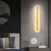 Applique murale LED dorée en verre et aluminium — vue 3