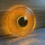 Applique murale LED dorée en verre intensité réglable — vue 3