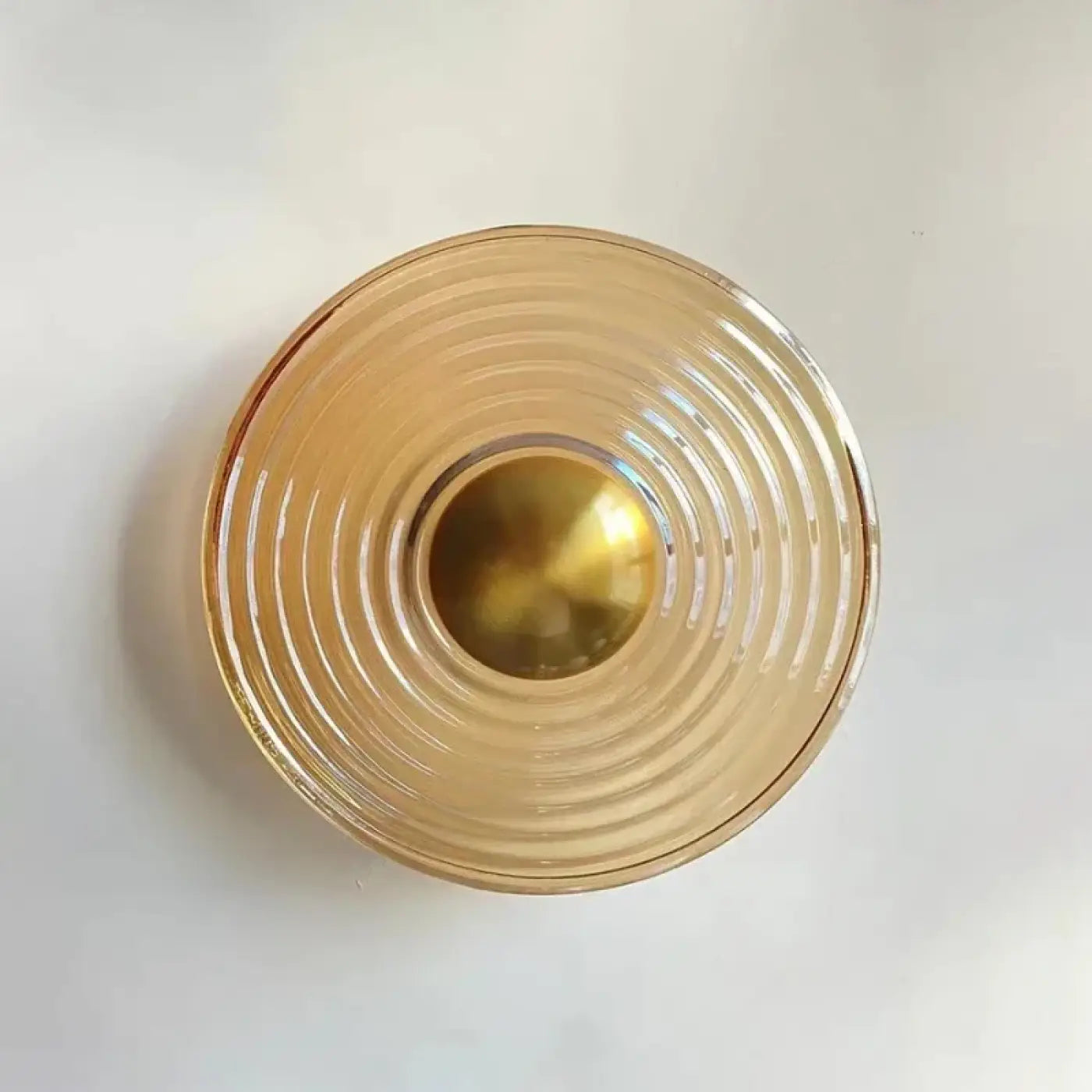 Applique murale LED dorée en verre intensité réglable — vue 7