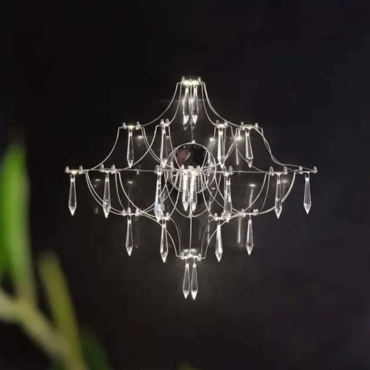 Applique murale LED dorée et argentée en métal dimmable — vue 9