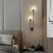 Applique murale LED dorée et noire en acrylique 56 cm — vue 4