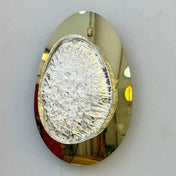Applique murale LED dorée et noire en métal et résine — vue 18