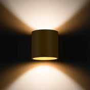 Applique murale LED dorée G9 en aluminium blanc froid 4000K — vue 1