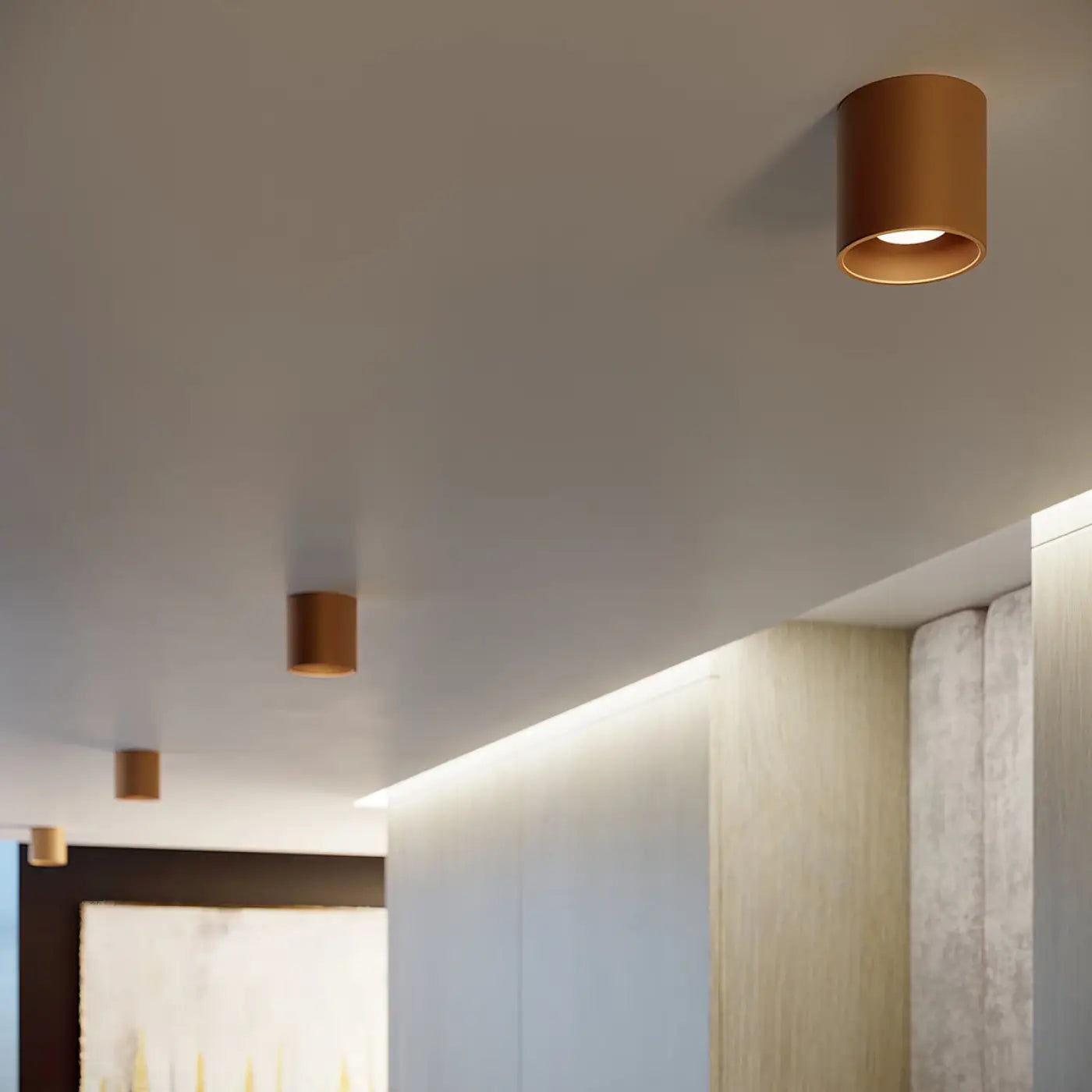 Applique murale LED dorée G9 en aluminium blanc froid 4000K — vue 5