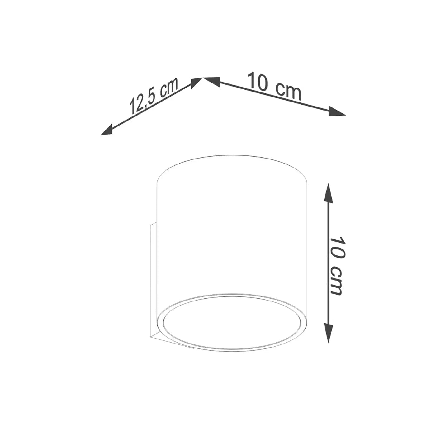 Applique murale LED dorée G9 en aluminium blanc froid 4000K — vue 8