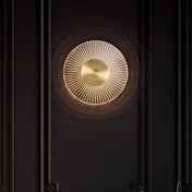 Applique murale LED dorée marbre et métal pour tête de lit — vue 4