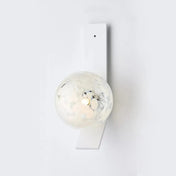 Applique murale LED dorée verticale à 3 lumières en verre — vue 13