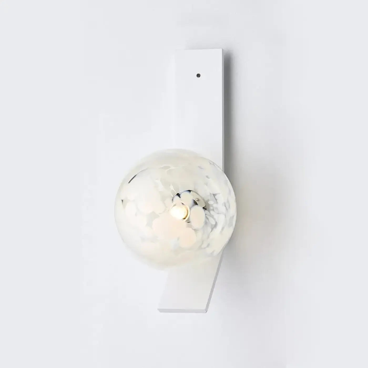 Applique murale LED dorée verticale à 3 lumières en verre — vue 14