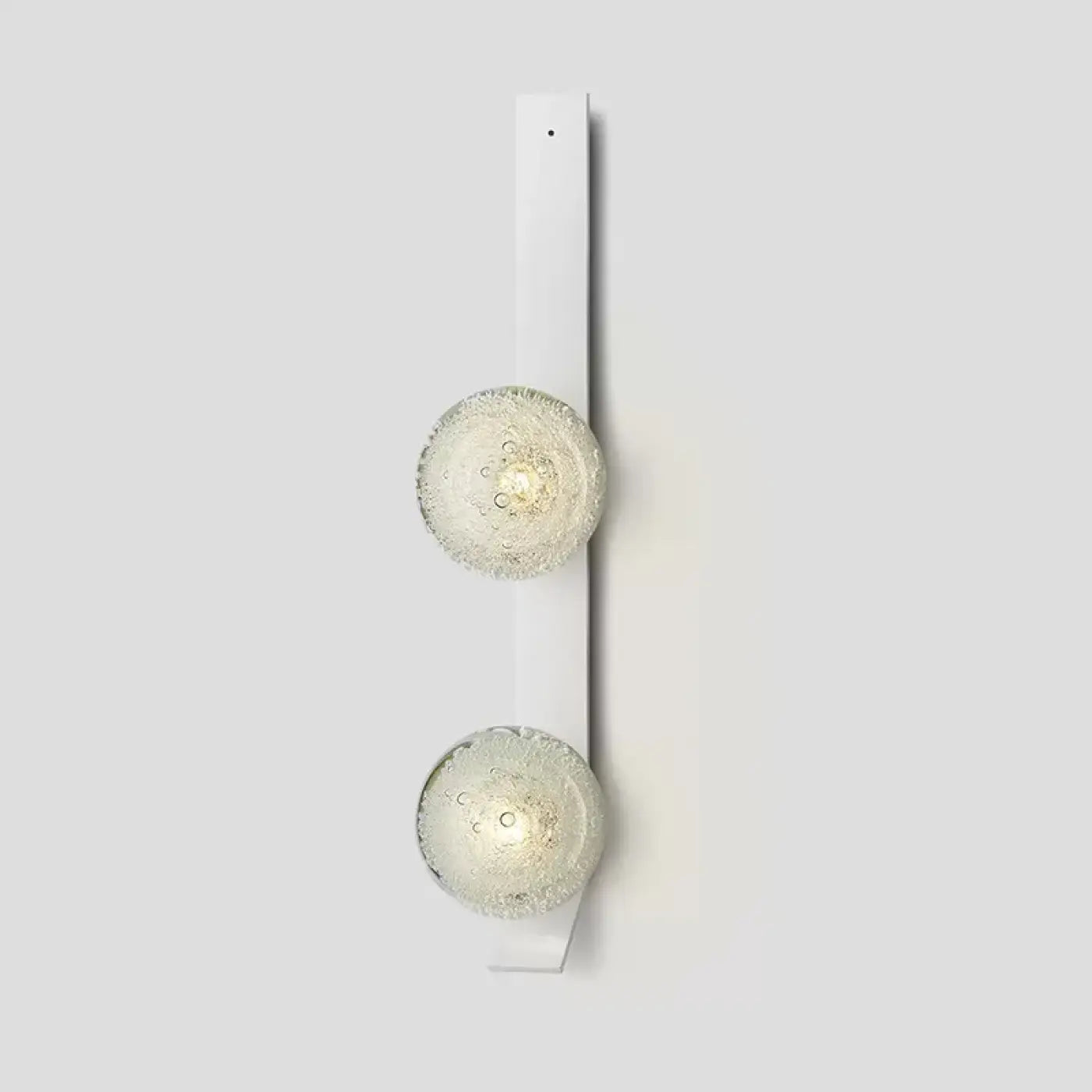 Applique murale LED dorée verticale à 3 lumières en verre — vue 16