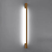 Applique murale LED dorée verticale en aluminium — vue 7