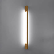 Applique murale LED dorée verticale en aluminium — vue 7
