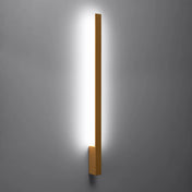 Applique murale LED dorée verticale minimaliste — vue 5