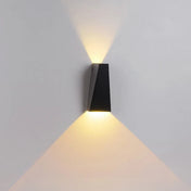 Applique murale LED double aluminium noir et doré moderne — vue 6