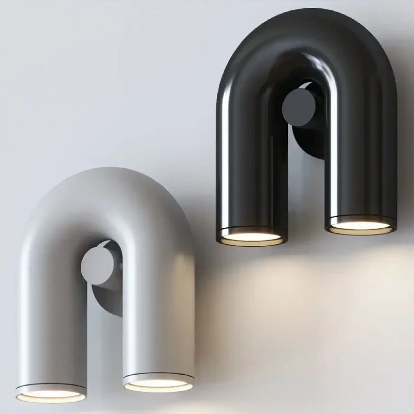 Applique murale LED double éclairage aluminium minimaliste — vue 2