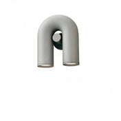 Applique murale LED double éclairage aluminium minimaliste — vue 3