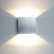 Applique murale LED double en aluminium noir et doré — vue 5