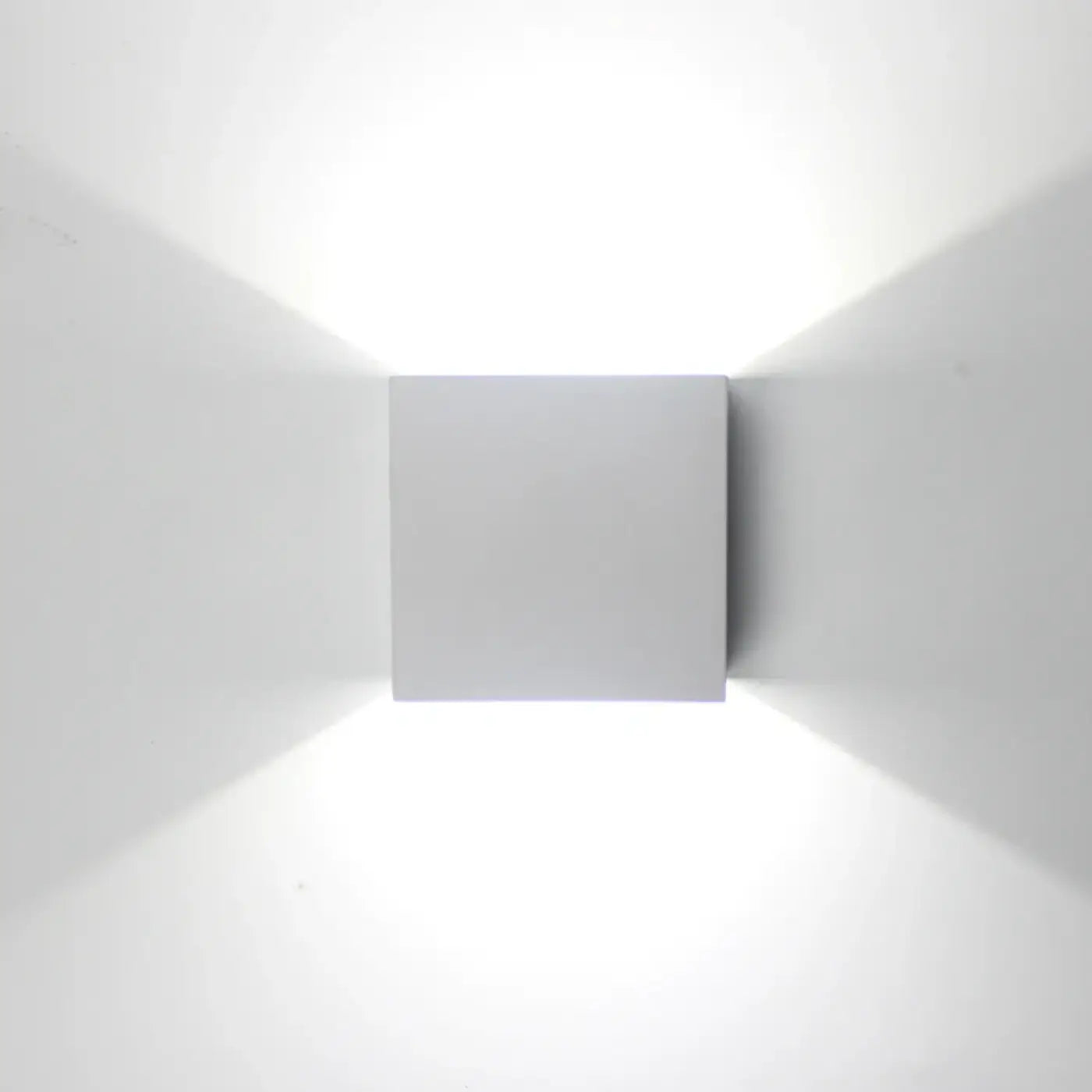 Applique murale LED double en aluminium noir et doré — vue 7