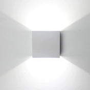 Applique murale LED double en aluminium noir et doré — vue 7