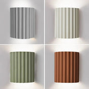 Applique murale LED double en résine colorée cannelée — vue 5
