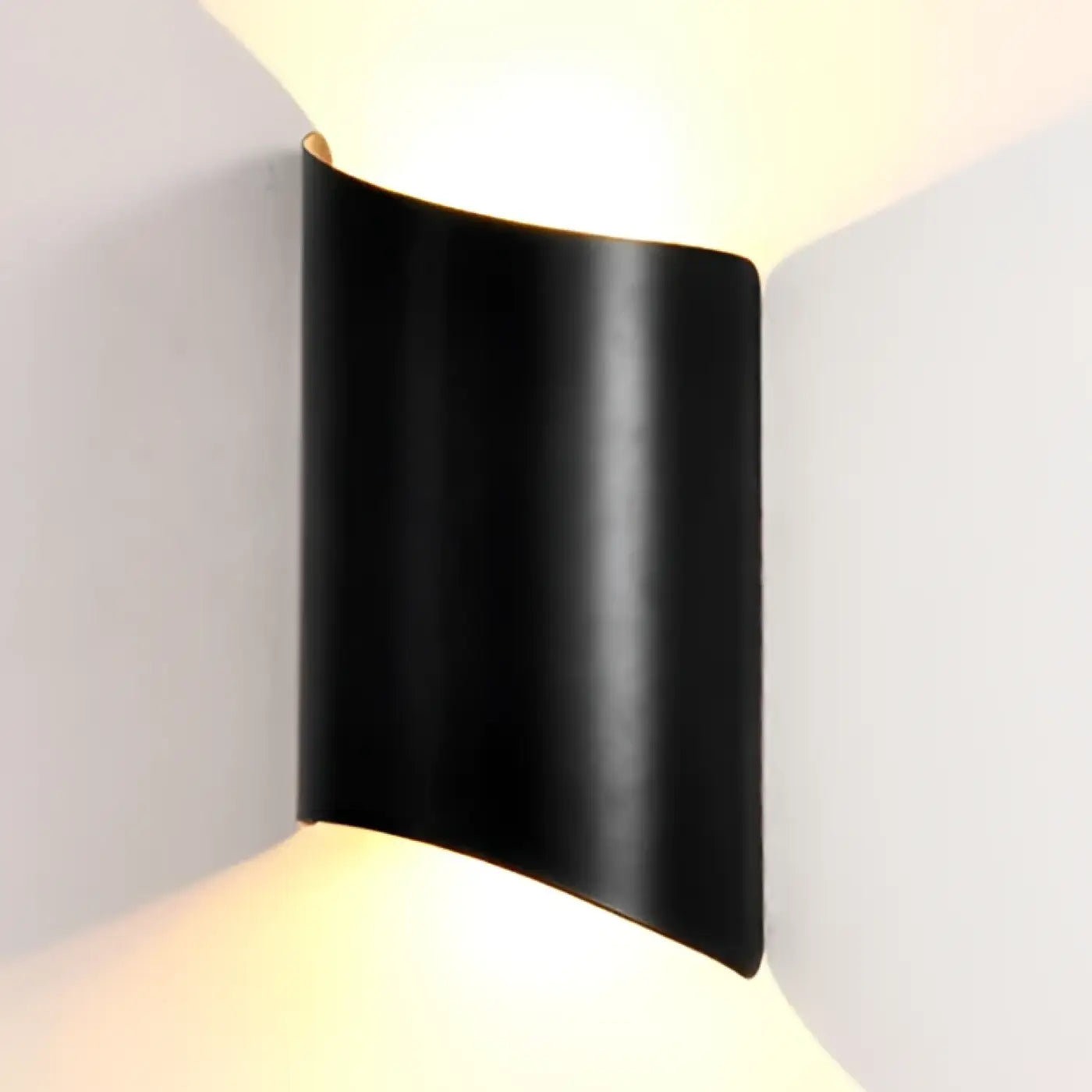 Applique murale LED double faisceau dorée blanche ou noire — vue 1