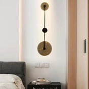 Applique murale LED double lumière dorée et noire — vue 9