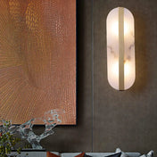Applique murale LED en acrylique dorée style scandinave — vue 5