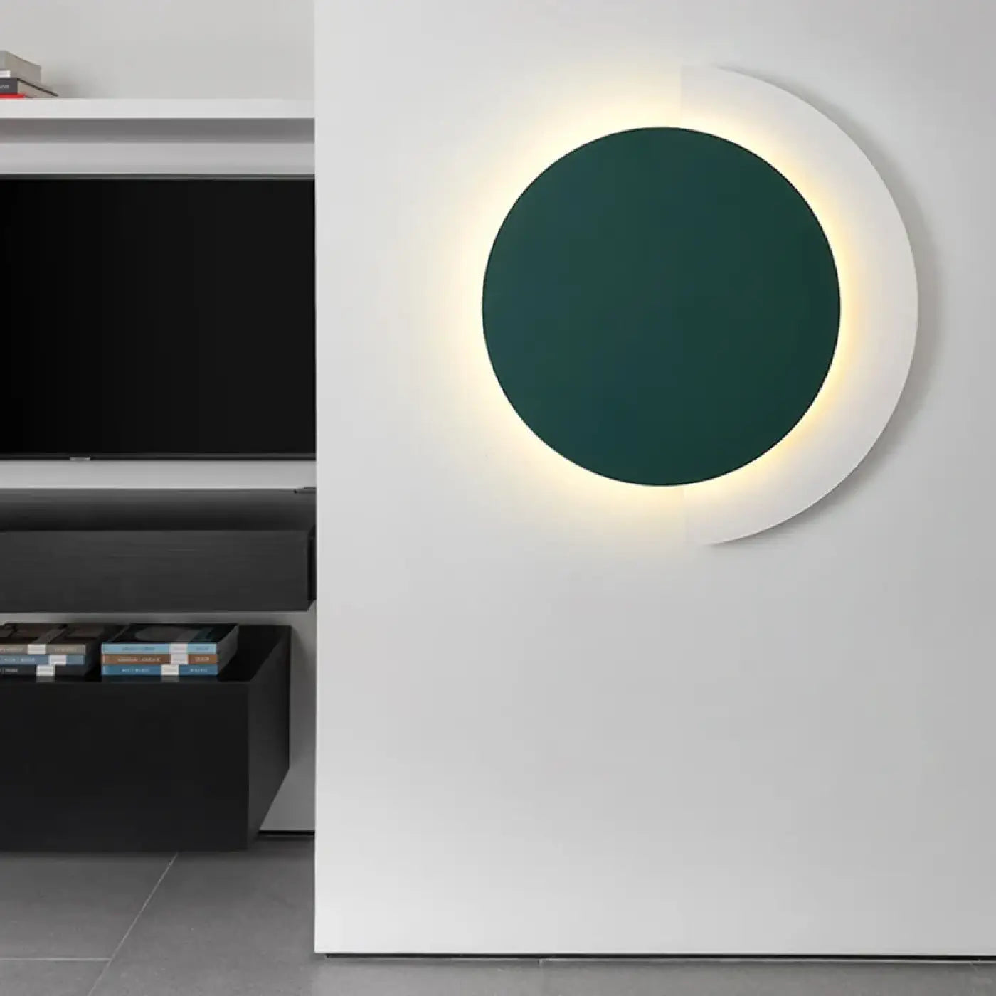 Applique murale LED en acrylique orange, vert ou noir — vue 3