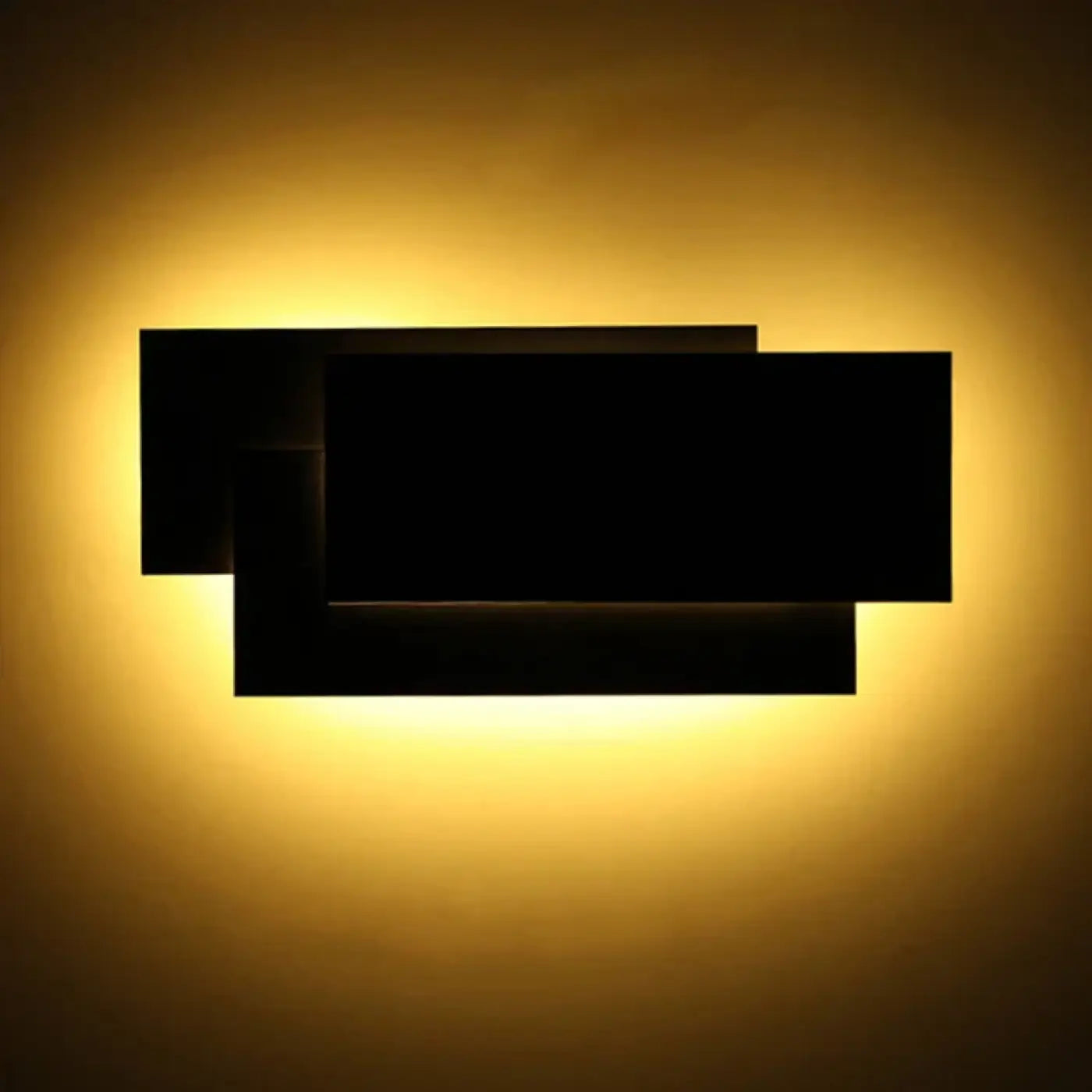 Applique murale LED en aluminium blanc et noir 12W — vue 1