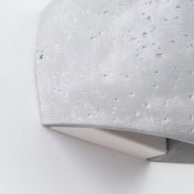 Applique murale LED en béton gris 2 lumières blanc chaud — vue 6