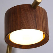 Applique murale LED en bois et métal à tête orientable — vue 4