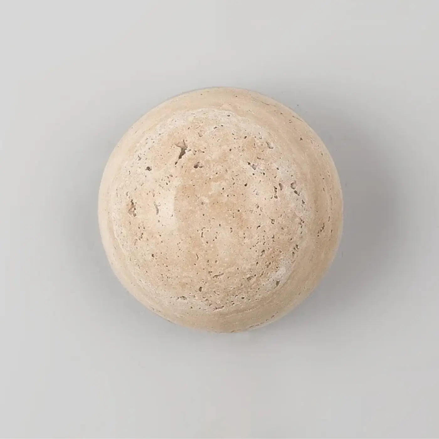 Applique murale LED marbre beige et bois scandinave — vue 4