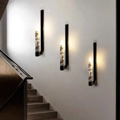 Applique murale LED en marbre blanc ou noir Art Déco — vue 5