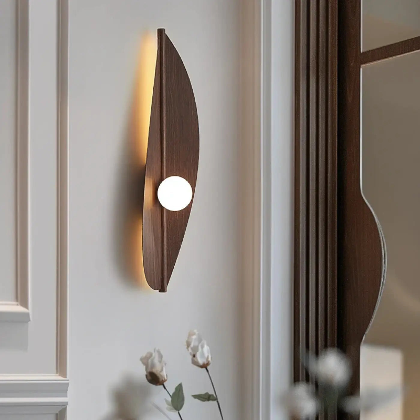 Applique murale LED en métal doré et acrylique 3 hauteurs — vue 5