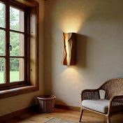 Applique murale LED en métal et acrylique marron clair — vue 1
