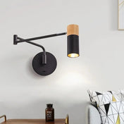 Applique murale LED en métal noir ou blanc compacte — vue 3